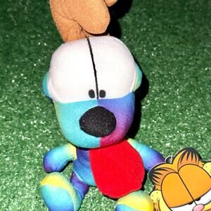 Nickelodeon Odie The Dog Plush RARE Rainbow Version New With Tag The Toy Factory